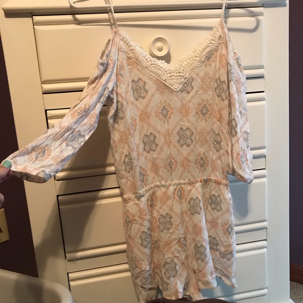 Kendall & Kylie off the shoulder romper
